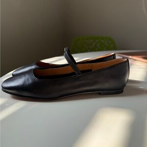 Madewell Classic Black Leather Loafers